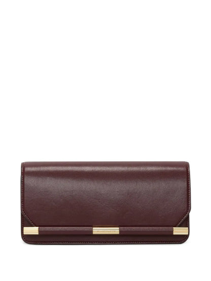 Victoria Beckham202 leather bar-detail clutch bag