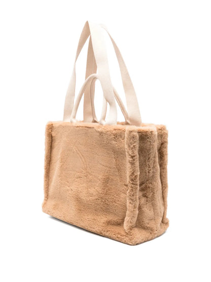 Marnilogo-embroidered tote bag