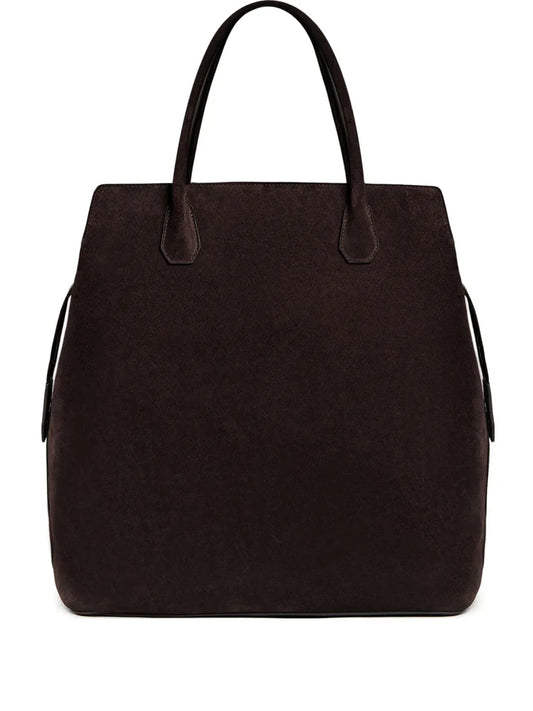 12 STOREEZzip-top suede tote bag floriamart.shop