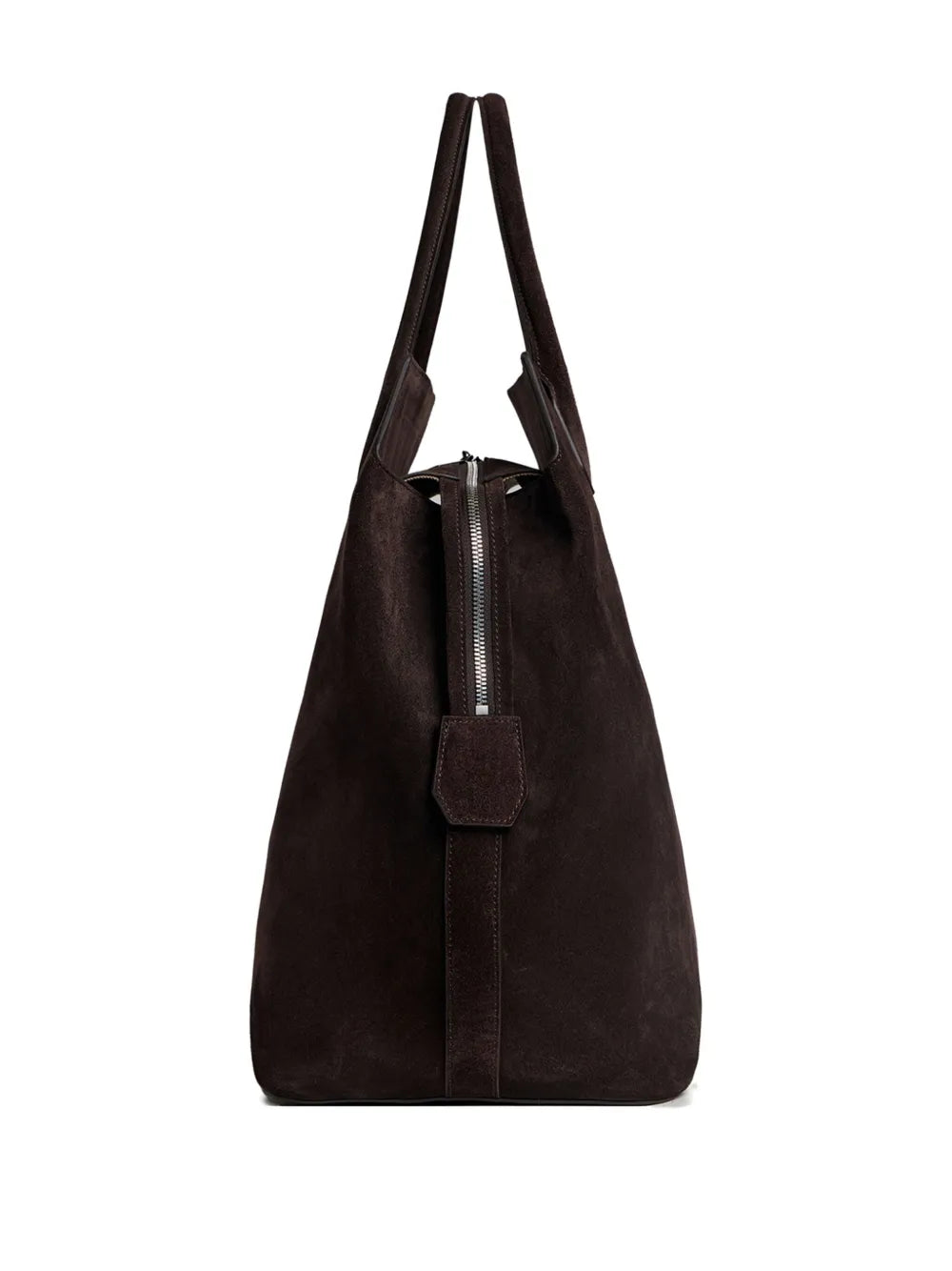 12 STOREEZzip-top suede tote bag floriamart.shop