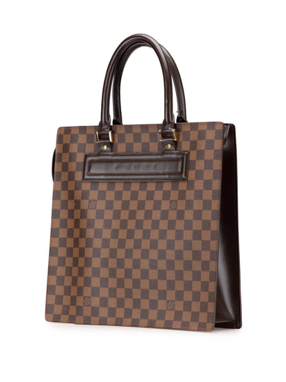 Pre-OwnedLouis Vuitton Pre-Owned2000 Damier Ebene Venice Sac Plat GM tote bag