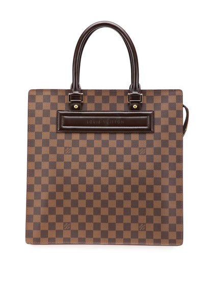 Pre-OwnedLouis Vuitton Pre-Owned2000 Damier Ebene Venice Sac Plat GM tote bag