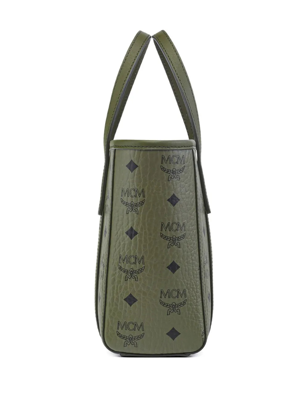 MCMmini Toni visetos-monogram top-zip tote bag