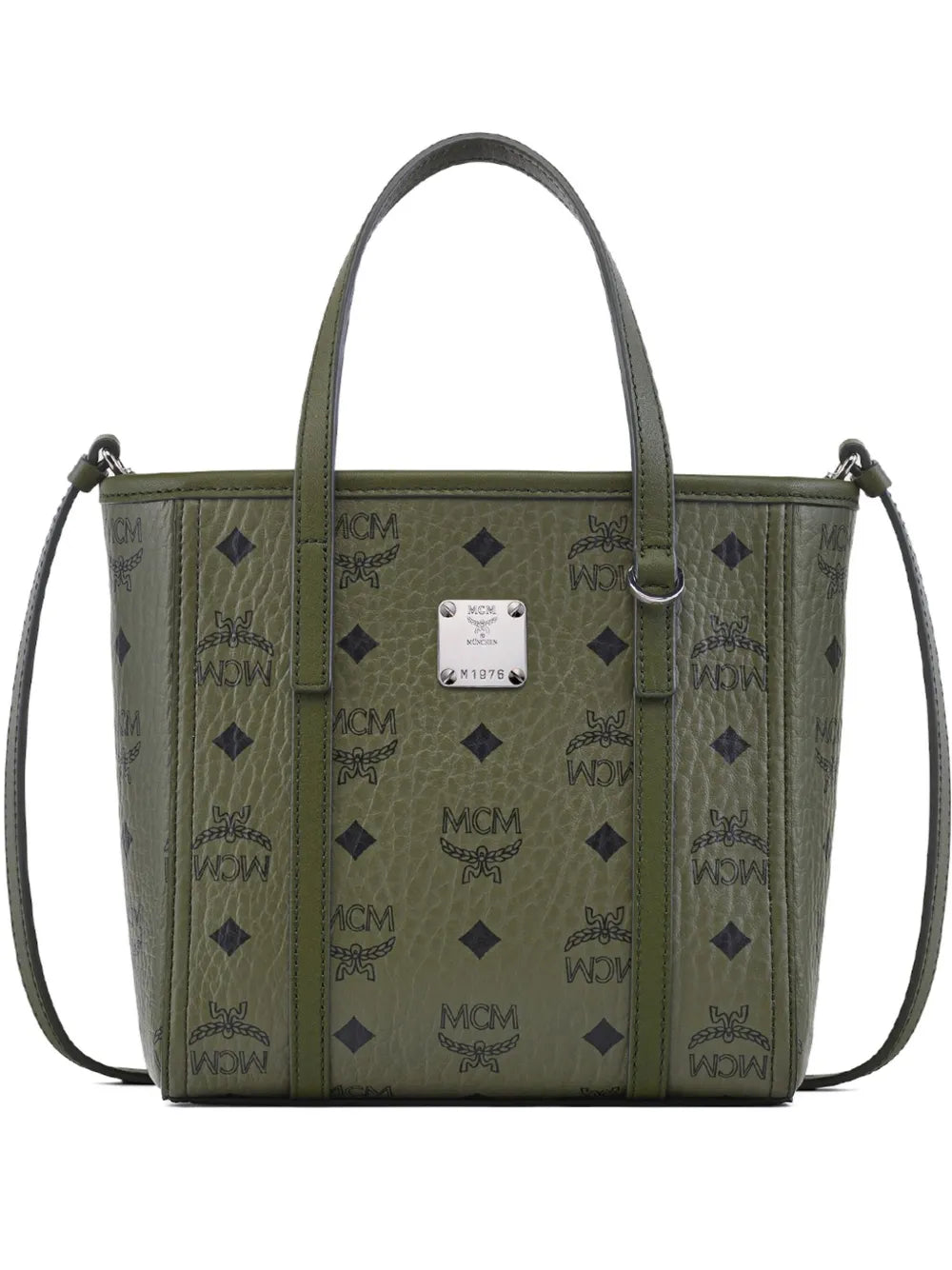 MCMmini Toni visetos-monogram top-zip tote bag