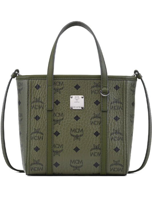 MCMmini Toni visetos-monogram top-zip tote bag