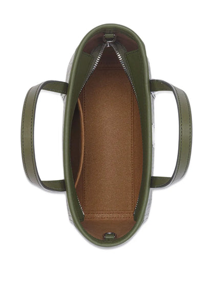 MCMmini Toni visetos-monogram top-zip tote bag