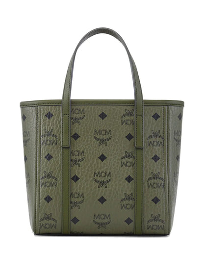MCMmini Toni visetos-monogram top-zip tote bag