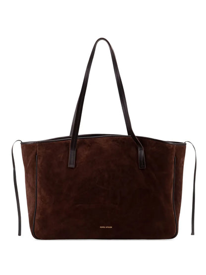 Manu Atelierlarge Du Jour suede tote bag