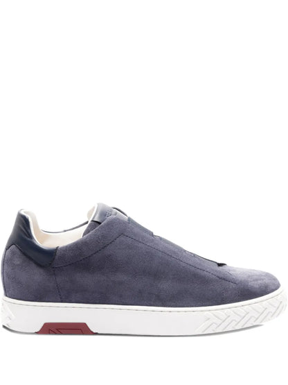 A.Testoni Slip-On Suede Sneakers Floriamart