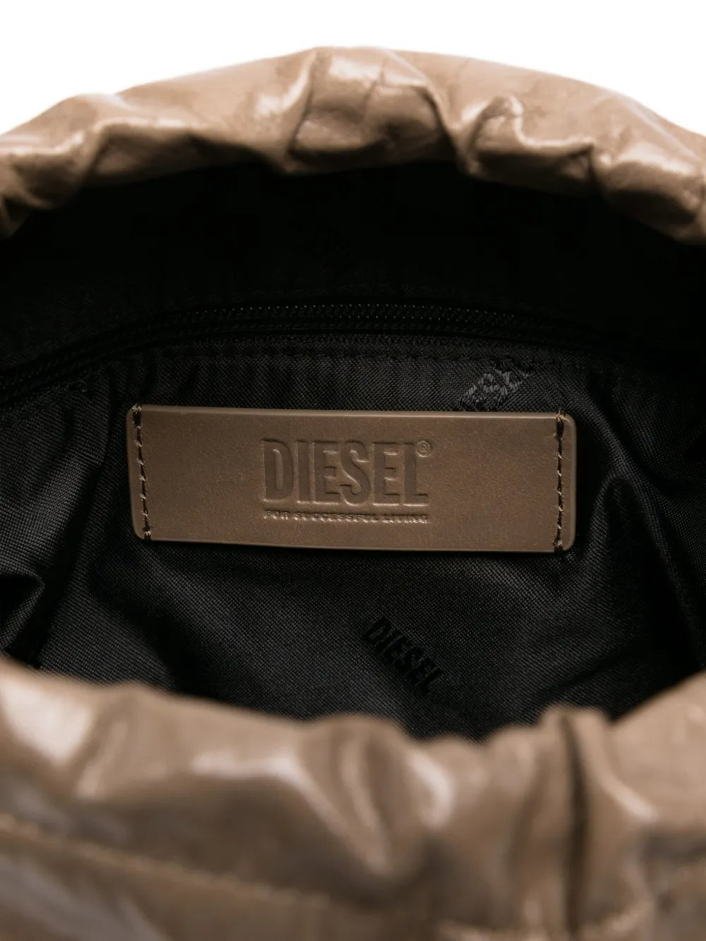 Dieseldrawstring leather bucket bag floriamart.shop