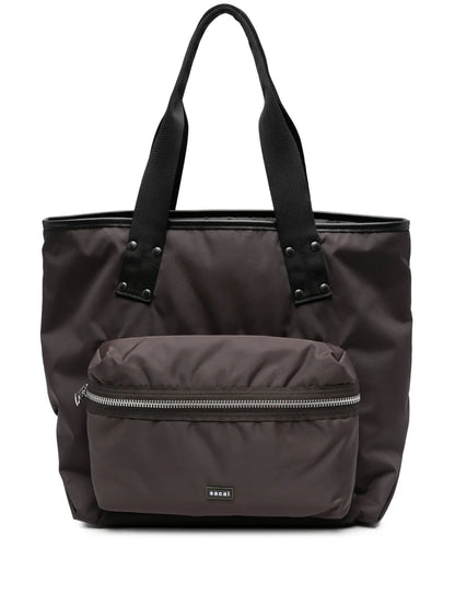 sacaidetachable-pouch tote bag