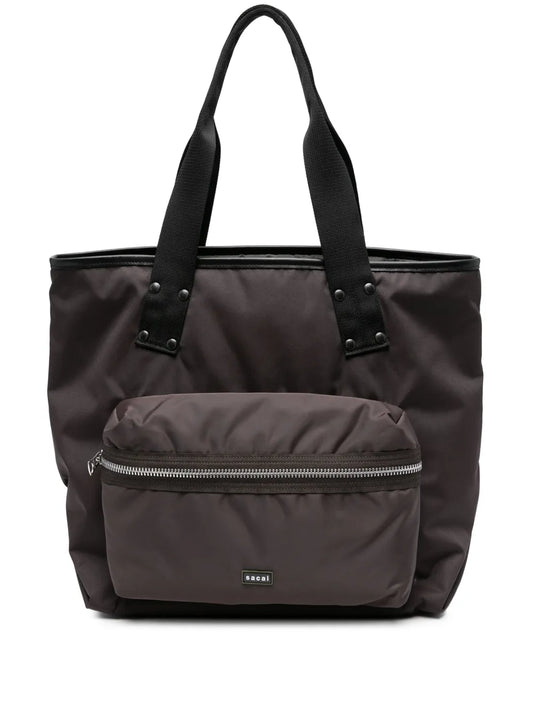 sacaidetachable-pouch tote bag