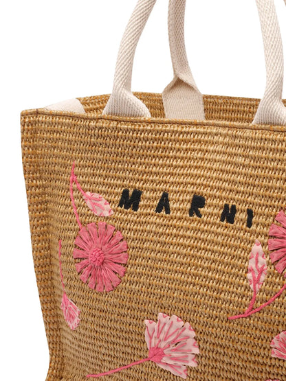 Marnimedium embroidered-floral tote bag