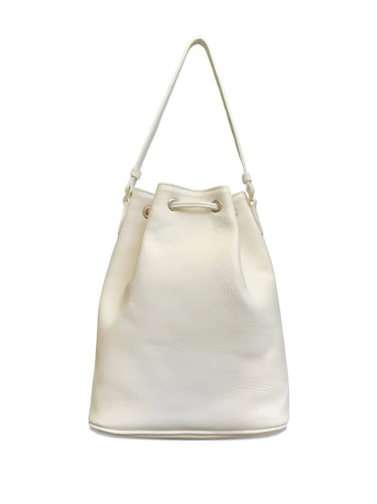 LA ROSEdrawstring pocket bucket bag
