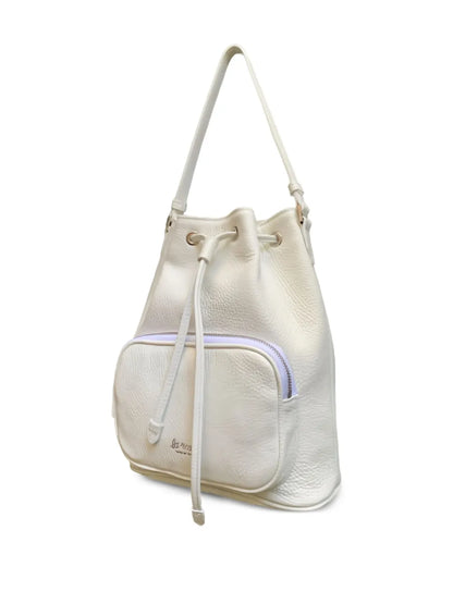 LA ROSEdrawstring pocket bucket bag