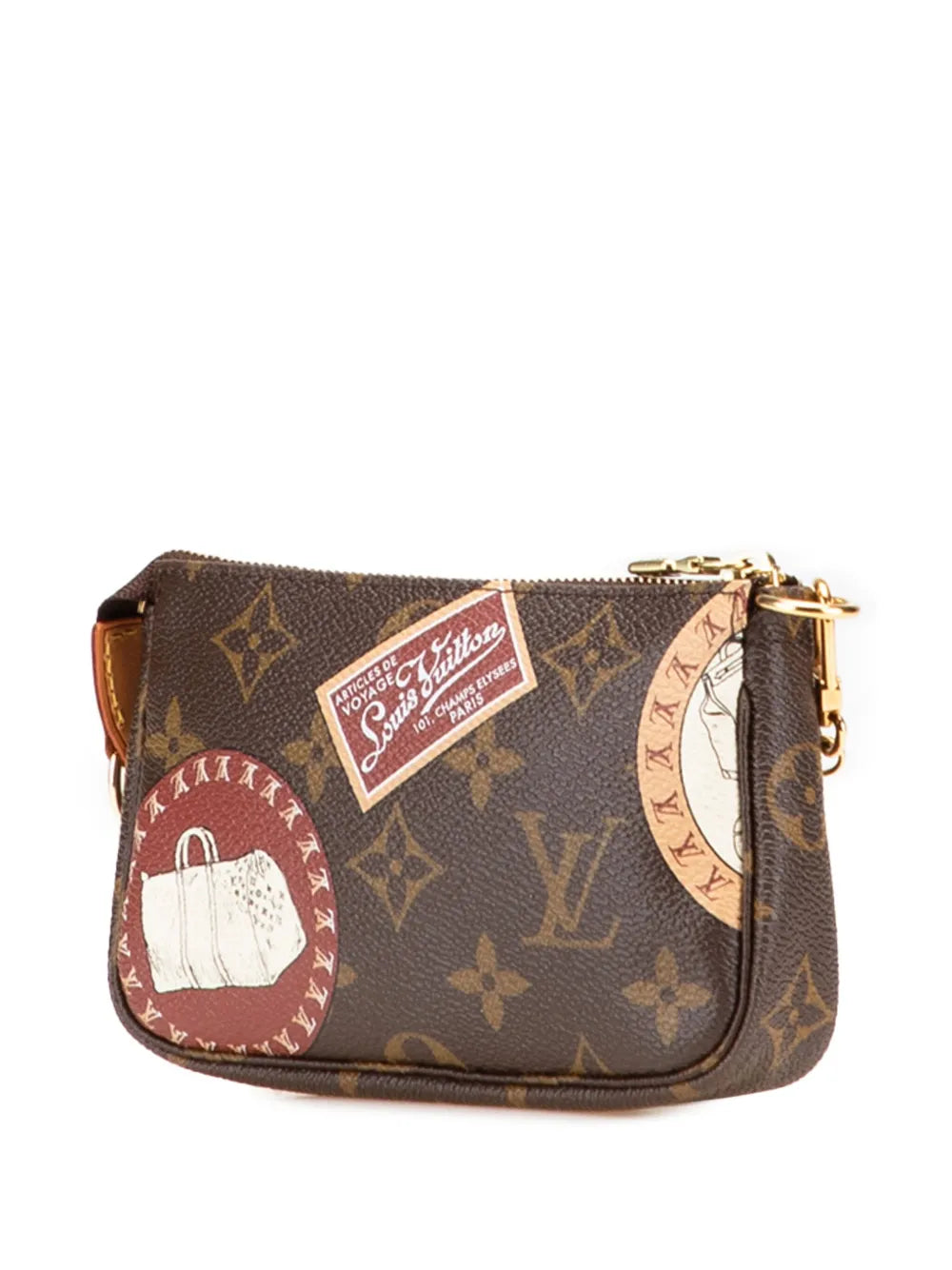 Pre-OwnedLouis Vuitton Pre-Owned2008 Monogram Patch Mini Pochette Accessoires handbag
