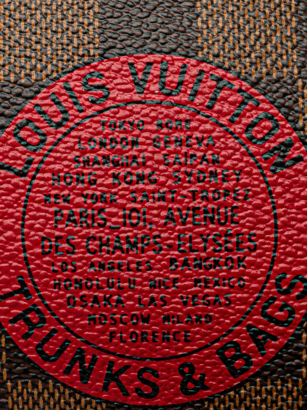 Pre-OwnedLouis Vuitton Pre-Owned2008 Damier Ebene Trunks and Bags Mini Pochette Accessoires handbag