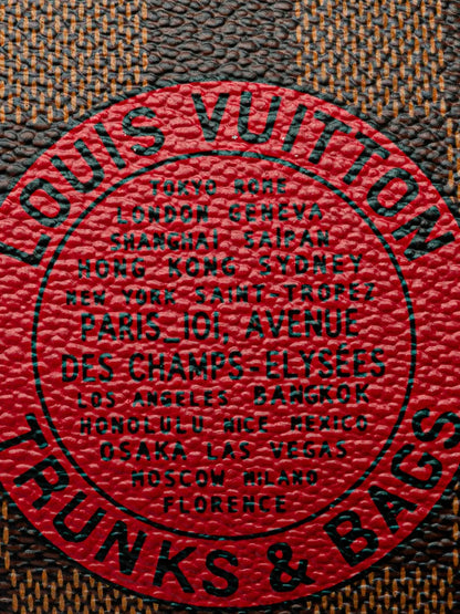 Pre-OwnedLouis Vuitton Pre-Owned2008 Damier Ebene Trunks and Bags Mini Pochette Accessoires handbag
