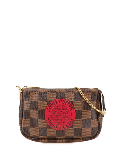 Pre-OwnedLouis Vuitton Pre-Owned2008 Damier Ebene Trunks and Bags Mini Pochette Accessoires handbag