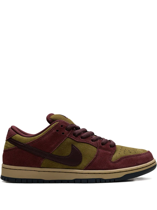 Nike Sb Dunk Low Burgundy Crush/Olive Flak Sneakers floriamart.shop