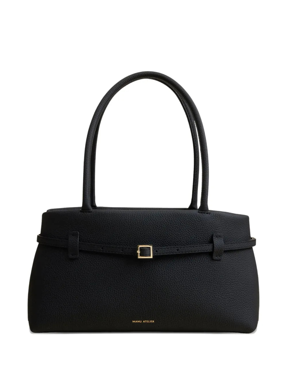 Manu Atelierbuckle-strap tubular-handles tote bag