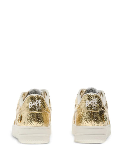 A Bathing Ape?Bape Sta 5 Metallic Sneakers Floriamart