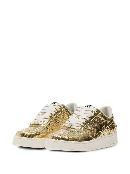 A Bathing Ape?Bape Sta 5 Metallic Sneakers Floriamart