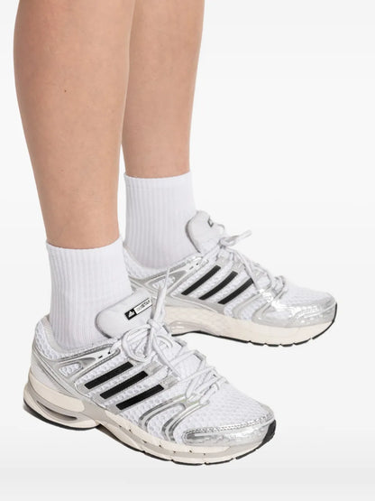 adidas Adistar Control 5 Silver Metallic Black Sneakers Floriamart