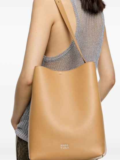 Bimba y Lolalarge Carlino leather shoulder bag