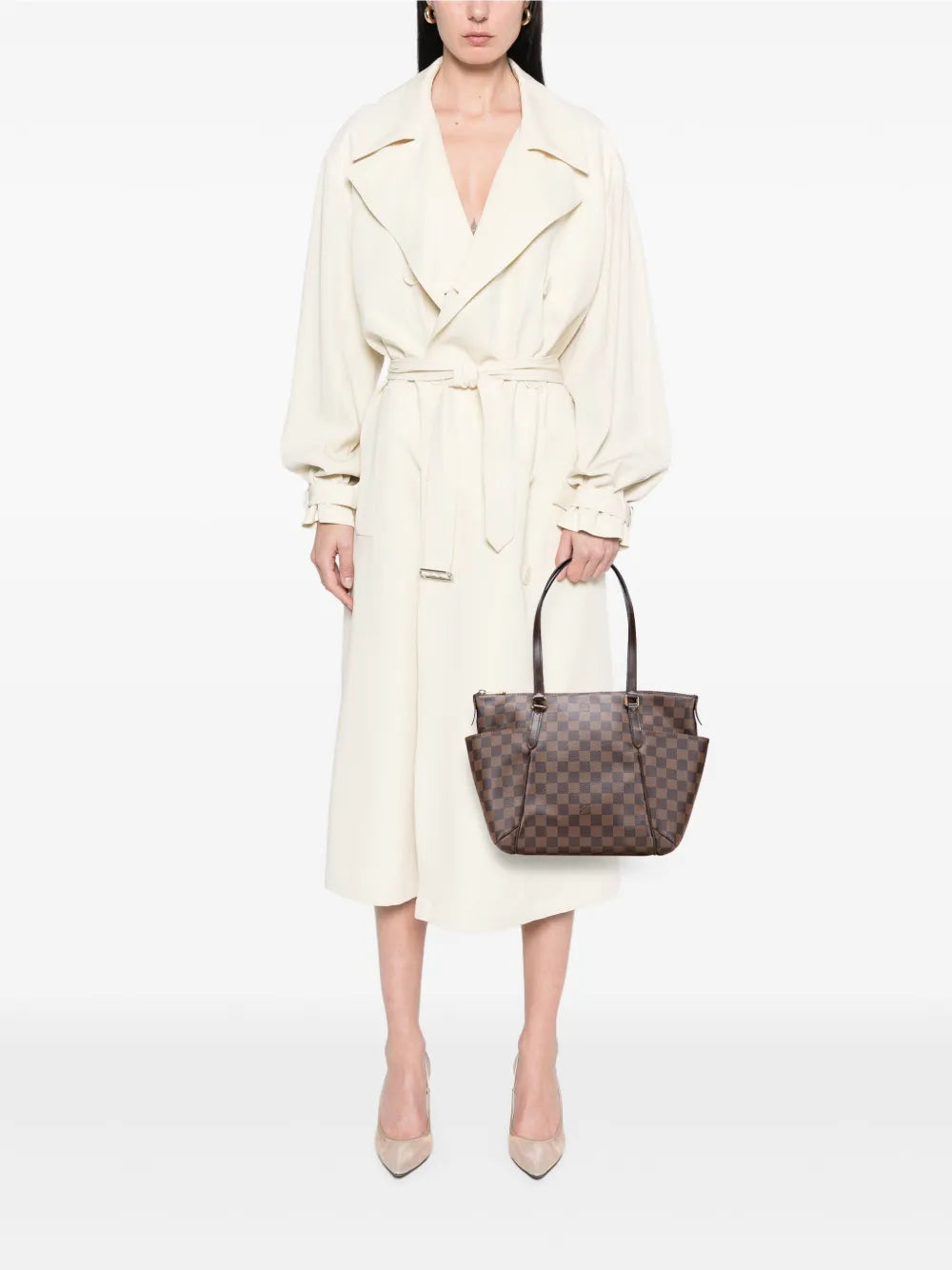 Pre-OwnedLouis Vuitton Pre-Owned2014 Damier Ebene Totally PM tote bag