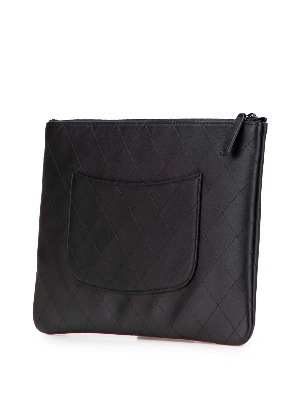 Pre-OwnedCHANEL Pre-Owned2021-2025 Medium Stitched Calfskin CC Cosmetic Case clutch bag