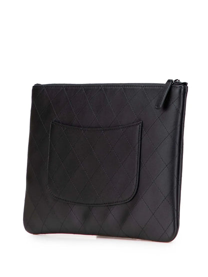 Pre-OwnedCHANEL Pre-Owned2021-2025 Medium Stitched Calfskin CC Cosmetic Case clutch bag