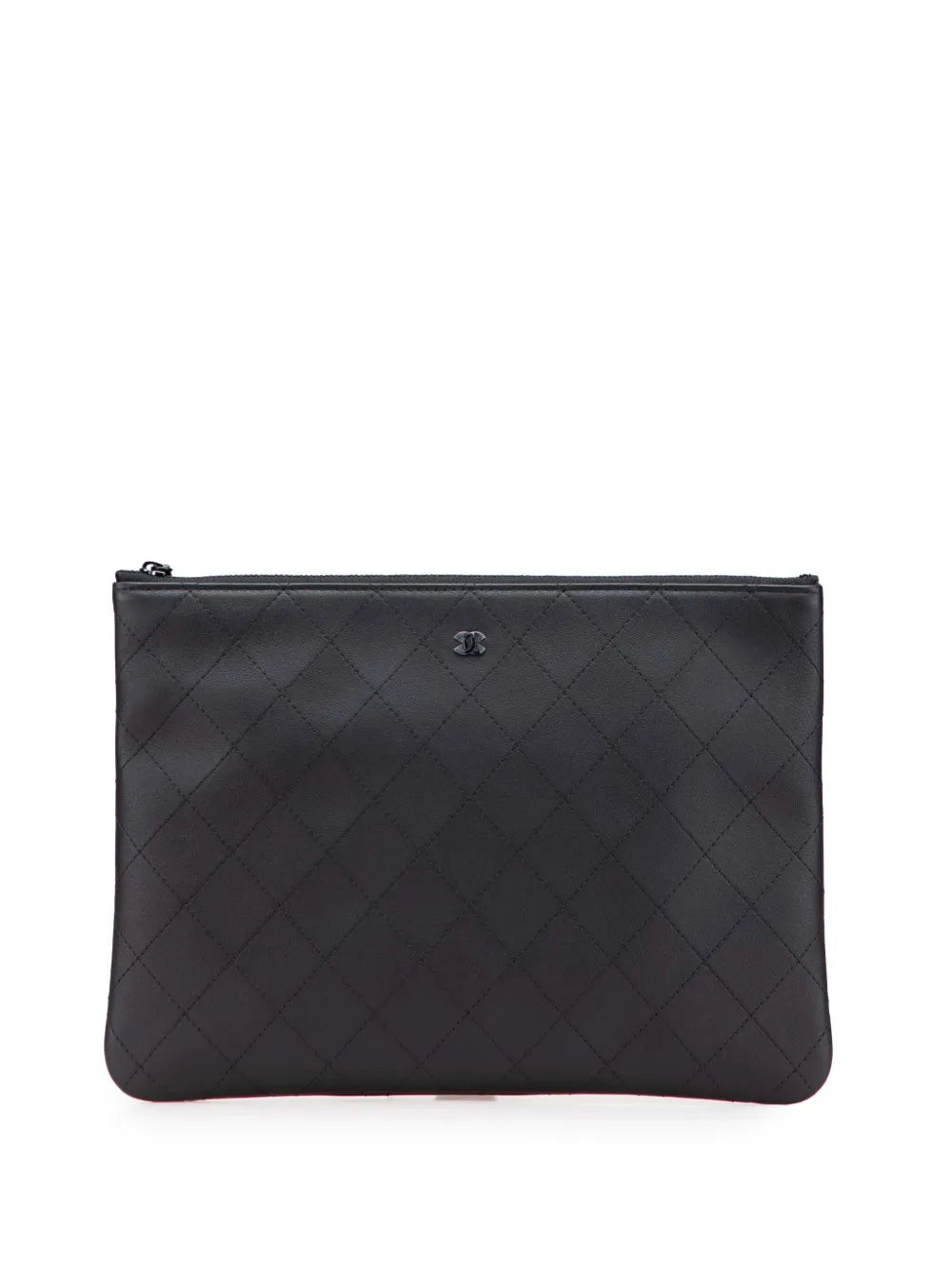 Pre-OwnedCHANEL Pre-Owned2021-2025 Medium Stitched Calfskin CC Cosmetic Case clutch bag