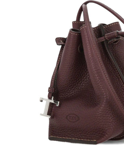 Tod'sdrawstring leather bucket bag