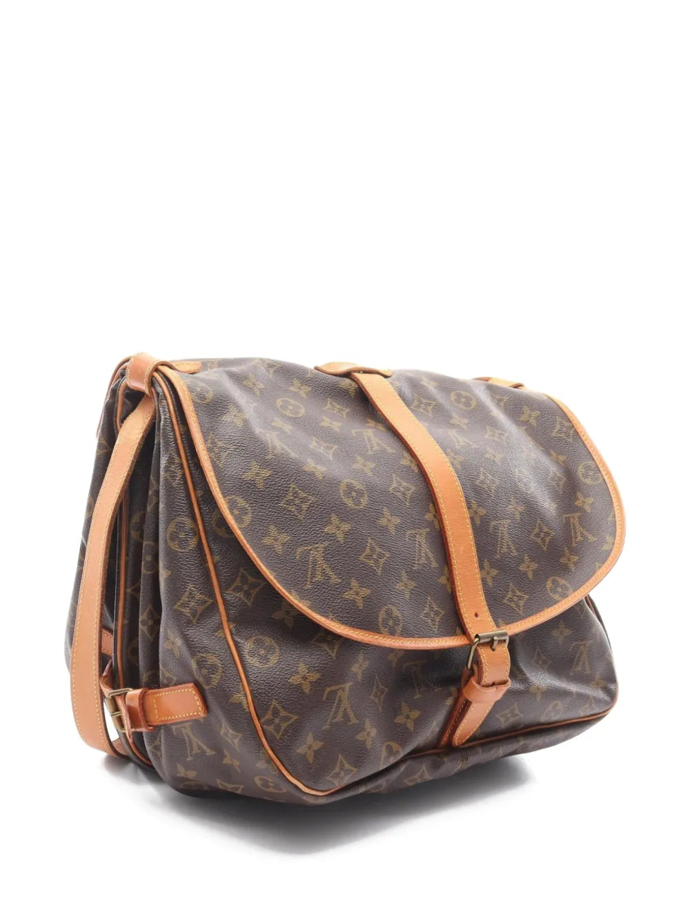 Pre-OwnedLouis Vuitton Pre-Owned1987 Saumur 35 monogram shoulder bag