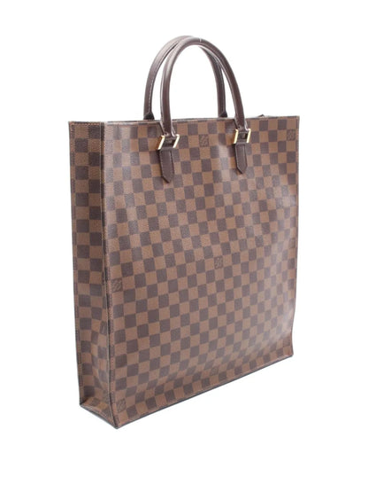 Pre-OwnedLouis Vuitton Pre-Owned2005 Sac Plat damier-ebe-canvas tote bag