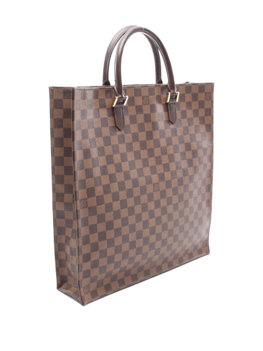 Pre-OwnedLouis Vuitton Pre-Owned2005 Sac Plat damier-ebe-canvas tote bag