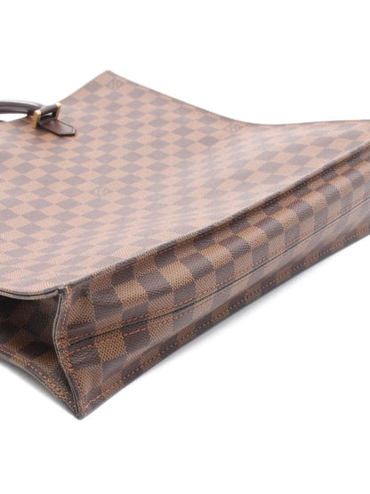 Pre-OwnedLouis Vuitton Pre-Owned2005 Sac Plat damier-ebe-canvas tote bag