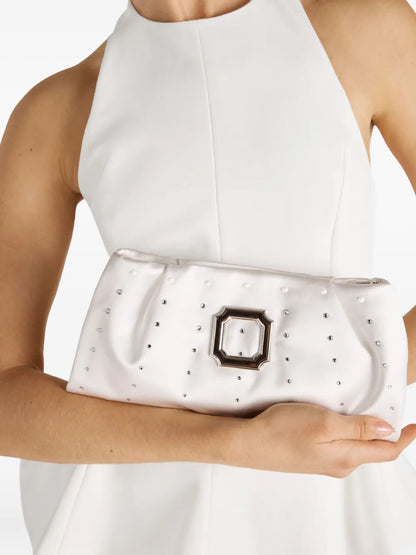 Malone SouliersVittoria crystal-embellished clutch