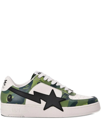 A Bathing Ape?Camouflage Star Sneakers Floriamart