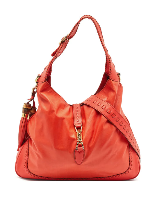 Pre-OwnedGucci Pre-Ownedleather tassel bag