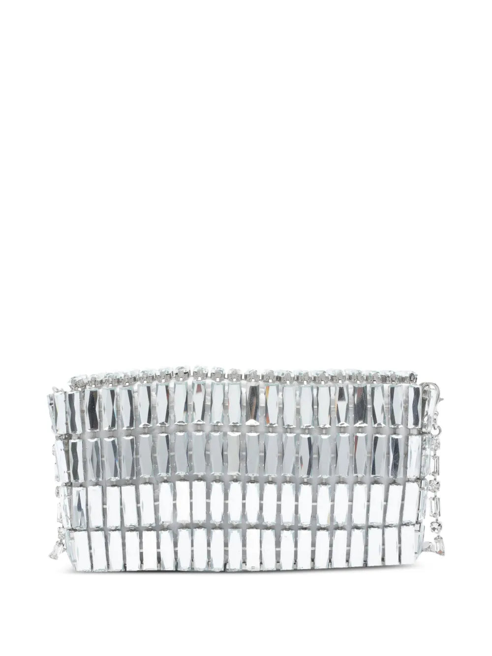 Self-Portraitcrystal-embellished bow shoulder bag