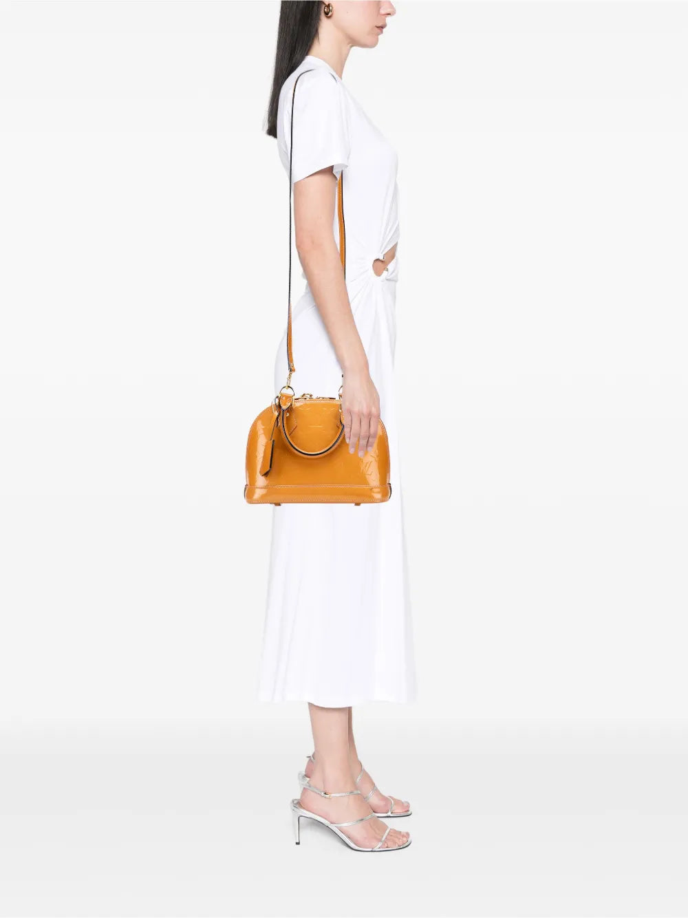 Pre-OwnedLouis Vuitton Pre-Owned2021-2025 Monogram Vernis Alma BB satchel