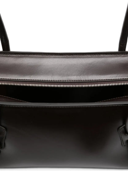 HereuFleca knot-detail leather shoulder bag