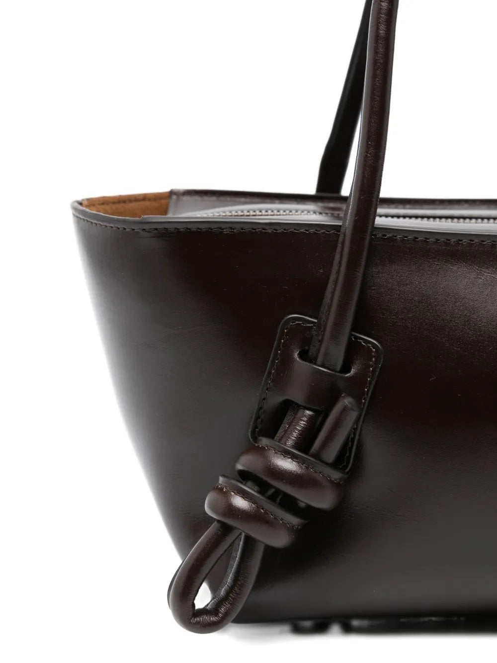 HereuFleca knot-detail leather shoulder bag