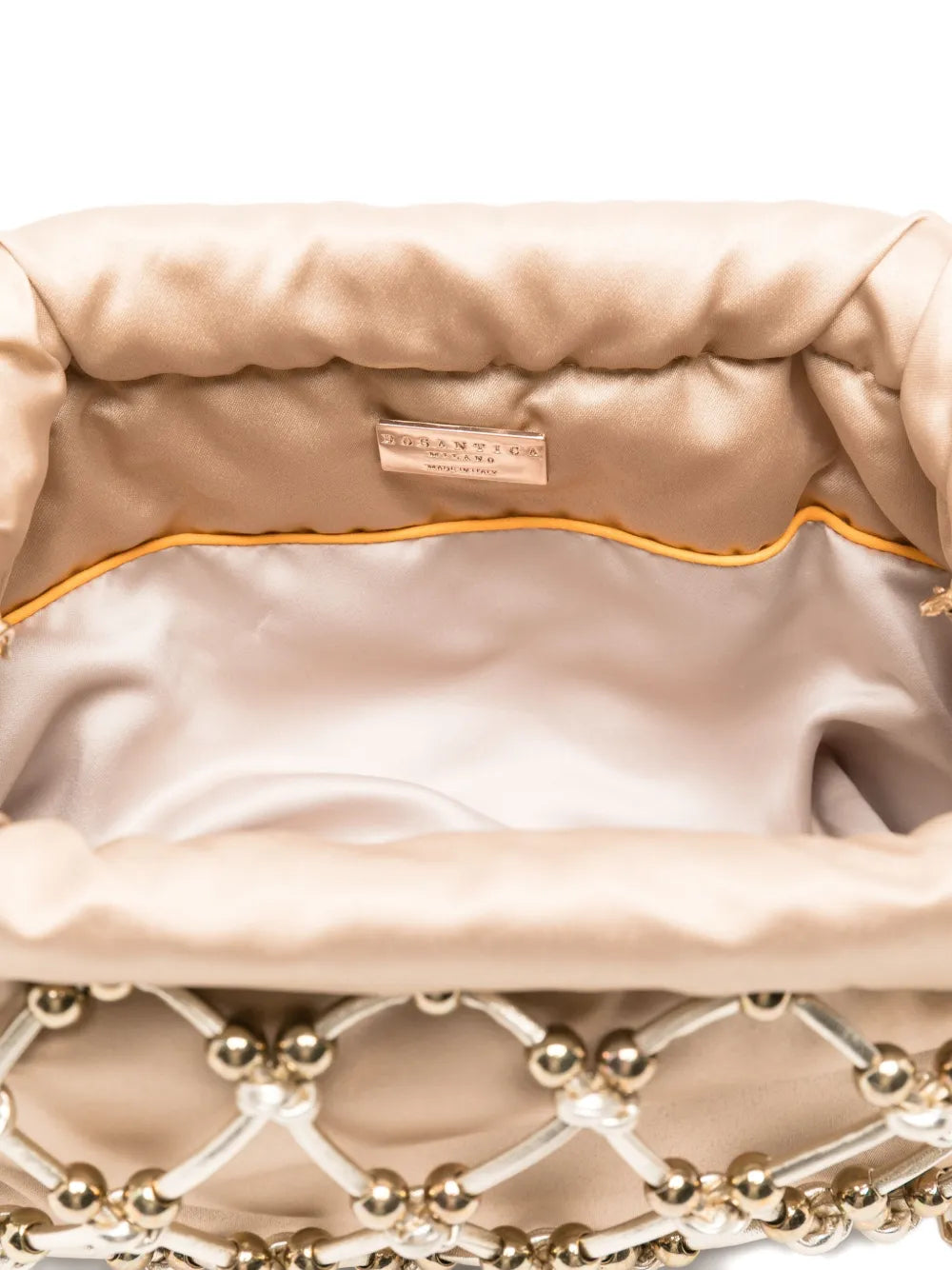 Rosanticabeaded satin clutch