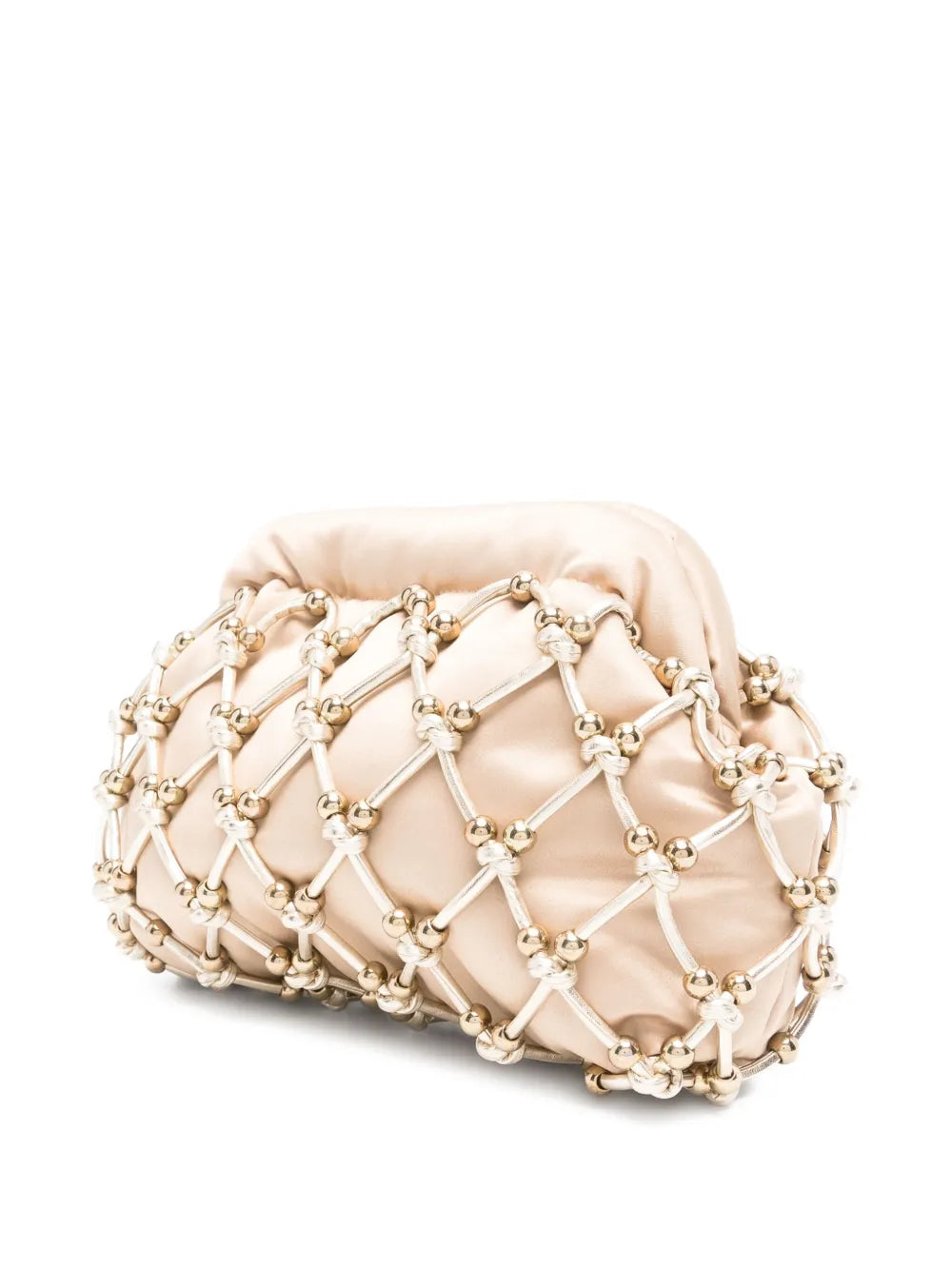 Rosanticabeaded satin clutch