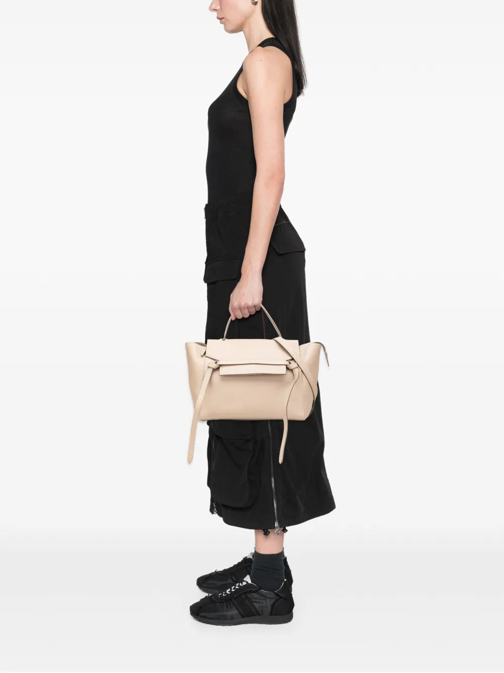 Pre-OwnedCeline Pre-Owned2015 Mini Grained Calfskin Belt Bag satchel
