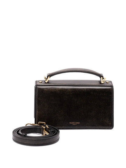 Golden Goosemini Venezia gold-lock tote bag