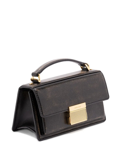 Golden Goosemini Venezia gold-lock tote bag